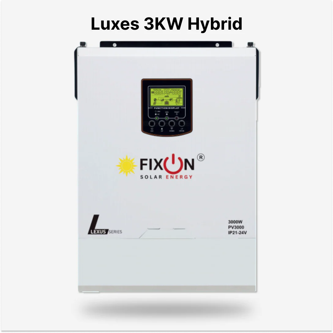 Fixon Luxes Series 3KW 24v Hybrid Solar Inverter