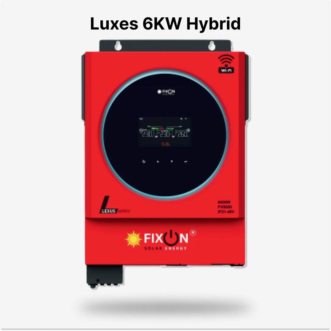 Fixon Luxes Series 6KW 48v Hybrid Solar Inverter