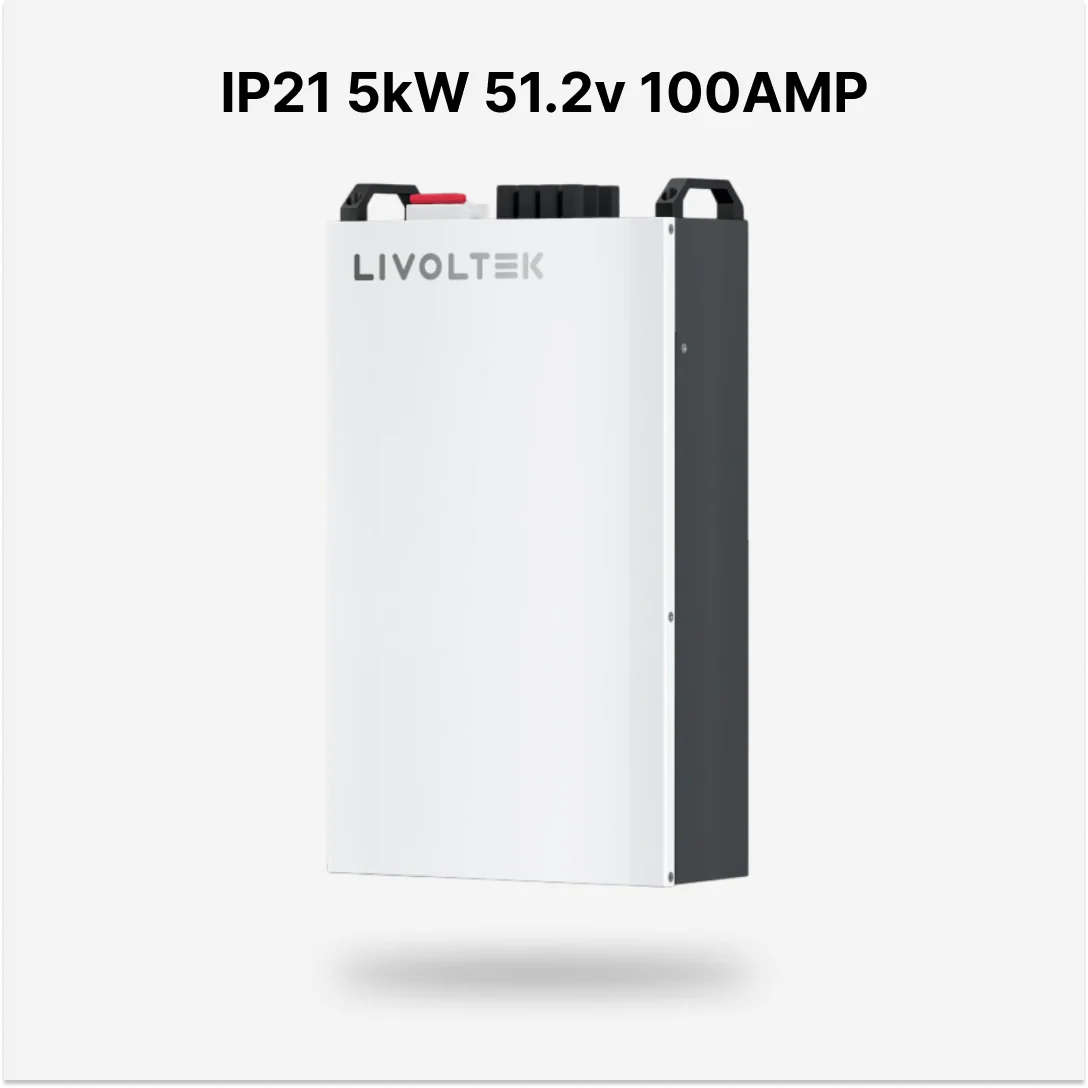 Livoltek Lithium Battery – IP21 5kW 51.2v 100AMP