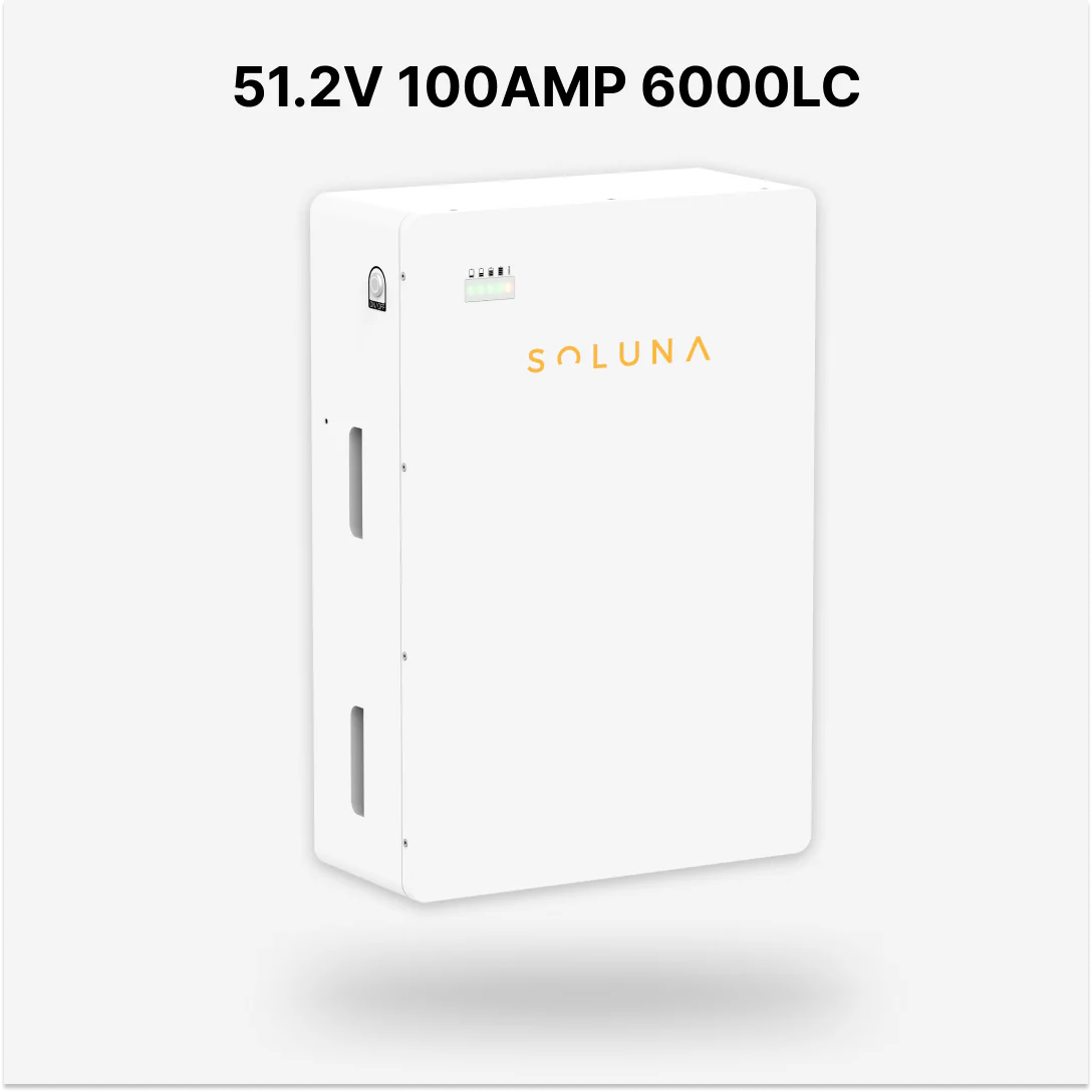 Soluna Lithium Battery 51.2V 100A 6000LC 5KW